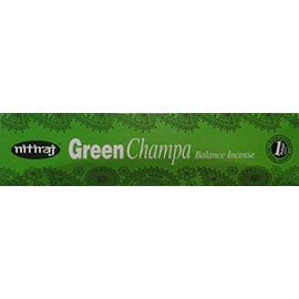 Nitiraj Green Champa Natural Balance Incense 25gm Single Packet
