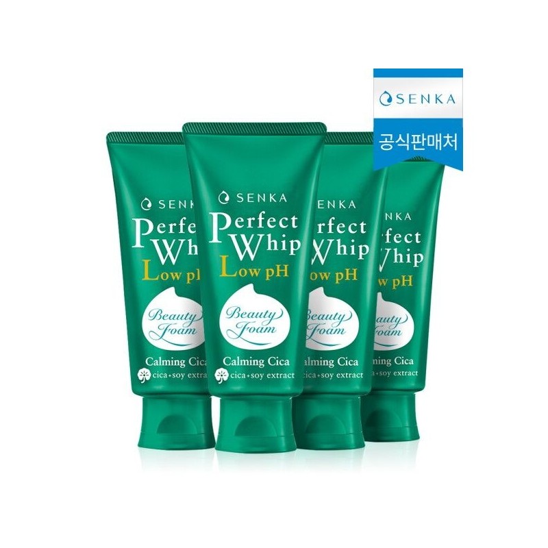 Senka [Senka] Perfect Whip Low pH Calming Cica 100g 4pcs