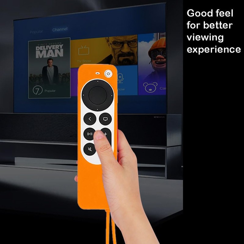 [2 Pack] Remote Cover Case for Apple TV 4K Siri