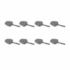 HAWOK Pre-seasoned Triangle Shape Mini Raclette Grill Pans, Barbecue Cheese