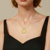 D&K Essentials Initial Necklace for Women and Men 14K Gold