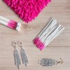 Gusruvti 180 Pcs Ear Piercing Cleaner Floss Disposable earring piercing
