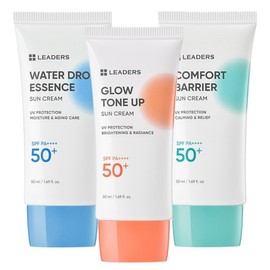 Leaders Daily Sun Care Sun Cream 2 (Mix and match available), Water Drop Essence Organic Sun Cream, Water Drop Essence Organic Sun Cream, 50ml / 리더스 데일리 선케어 선크림 2개 (교차선택 가능), 워터드롭 에센스 유기자차 선크림, 워터드롭 에센스 유기자차 선크림, 50ml
