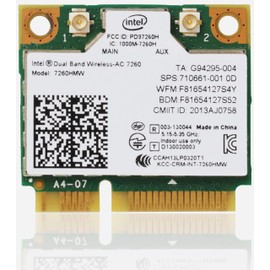 Intel Dual Band Wireless-AC 7260 7260HMW Wireless LAN WiFi Networking Card Bluetooth 4.0
