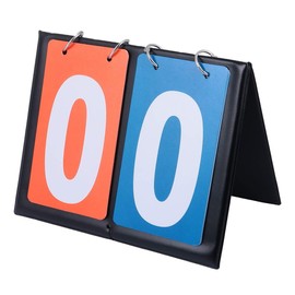 BESPORTBLE Score Flipper Basketball Score Keeper Table Top Scoreboard Portable 2-Digit Scoreboard for Sports Match Daily Use Outdoor Outside