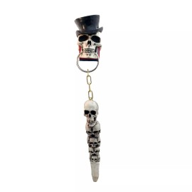 BawdyPartz Top Hat Skull Pool Billiards Cue Pocket Chalker Holder Chalk Stick USA Made TH29