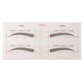 New Type Eyebrow Stencil Sticker 1 Sheet Type D 100ea