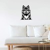 Extra Large 460mm 'Keeshond Dog' Permanent Sticker Decal for Cars/Windows/Bins/Walls