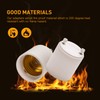 JACKYLED GU24 to E26 E27 Adapter 8-pack Heat Resistant Up