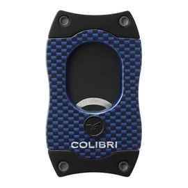 Colibri Cigar Cutter (S-Cut II) Carbon Design Blue