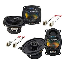 Harmony Audio HA-R4 Speakers Bundle with Harmony Audio HA-R46 Compatible with GEO Metro 1992-1994 Factory Speaker Replacement
