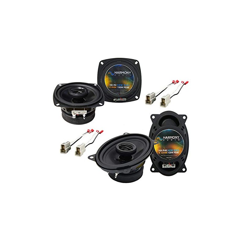 Harmony Audio HA-R4 Speakers Bundle with Harmony Audio HA-R46 Compatible