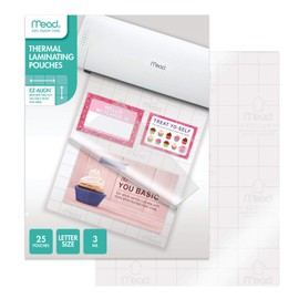 Mead - Bolsas térmicas laminadas, hojas de laminación, tamaño carta, 3 mil, 25 unidades