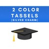 Class Act Graduation Graduation Tassel - Silver Charm - 2