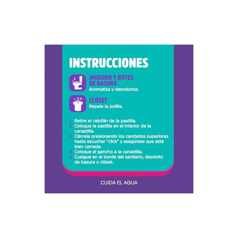 Flash Pastilla Sanitaria En Canastilla Lavanda 65gr