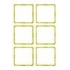 Cawila Academy Square Coordination Square, Set of 6, Green, One