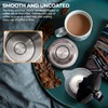 Clear Plastic Moka Pot 6 Cup 300ml Stainless Steel Coffee