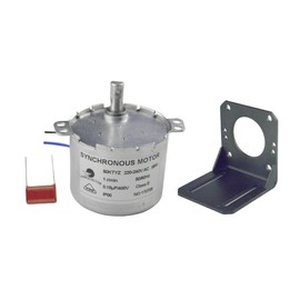 CHANCS Permanent Magnet Synchronous Motor 50KTYZ 220V 1-1.2RPM Micro AC Motor with Bracket