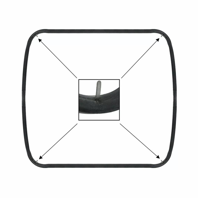 Masterpart Cooker Oven Clip On Rubber Door Seal To Fit