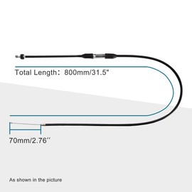 GOOFIT 31.5" Motorcycle Throttle Cable Shifter with Adjuster Replacement For 50cc 70cc 90cc 110cc 125cc Dirt Bike China Moped Scooter Chinese Scooter ATV Quad Go Kart Moped Dirt Bike