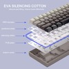 MageGee Portable 60% Mechanical Gaming Keyboard, Hot Swappable Blue Whale