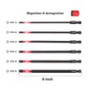 Protorq Long Impact Bit Set, TORX, 6-Inch Length, 6-Piece with
