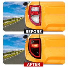 JeCar Smoked Taillight Covers Brake Light Guards Exterior Accessories Compatible with Ford Bronco Sport 2021-2023