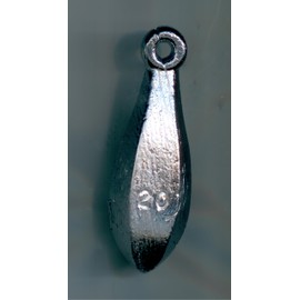 S & J's TACKLE BOX 20 oz Lead Bank Weights - 10 PER Pack