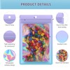 100 Pieces Resealable Mylar Bags, Smell Proof Bags with Clear
