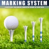 CHAMPKEY Original Plastic Golf Tees 100 Pack | 85 Driver