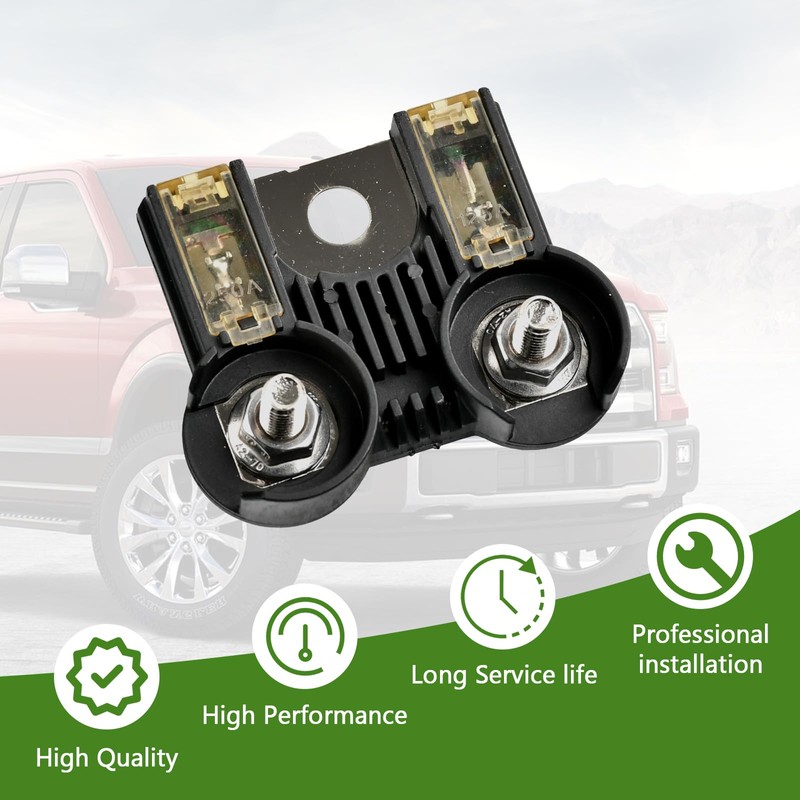 8SC82 Battery Fuse and Positive & Negative Battery Terminal Clamps