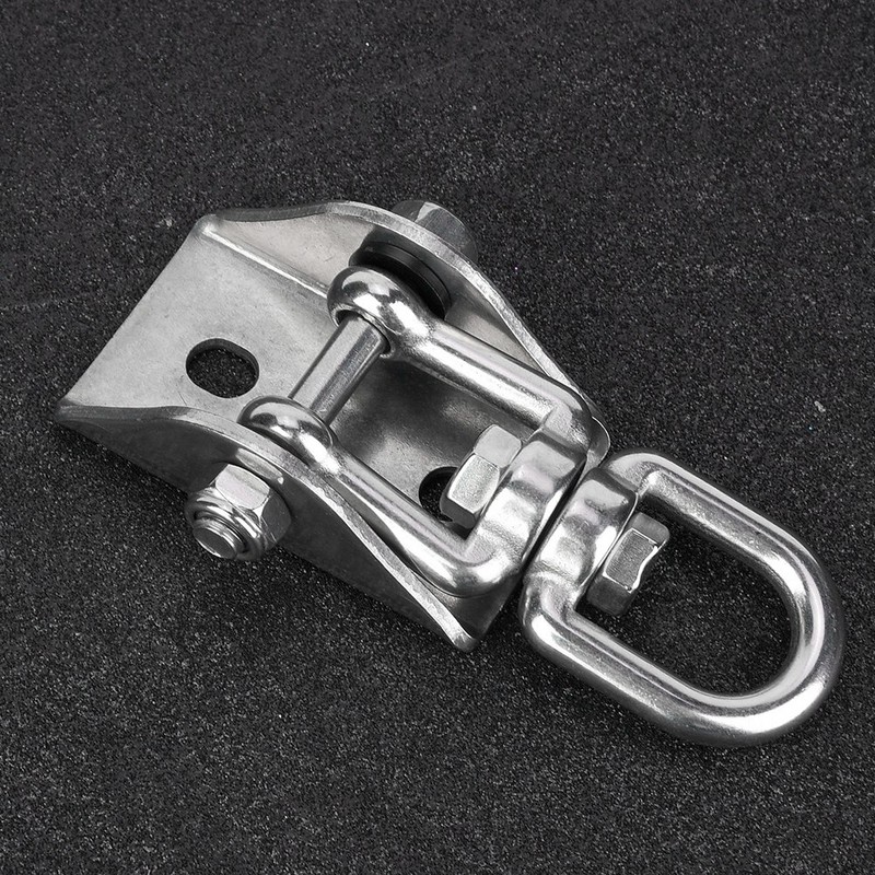 Stainless Steel Rotatable Hammock Swing Hanger Hook Fixed Plate Hanging