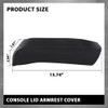 ALLGOOD Leather Console Lid Armrest Cover, Compatible with Ford Explorer