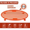 Webake Roasting Rack Oval Silicone 11x8 Inches Cooling Drying Rack