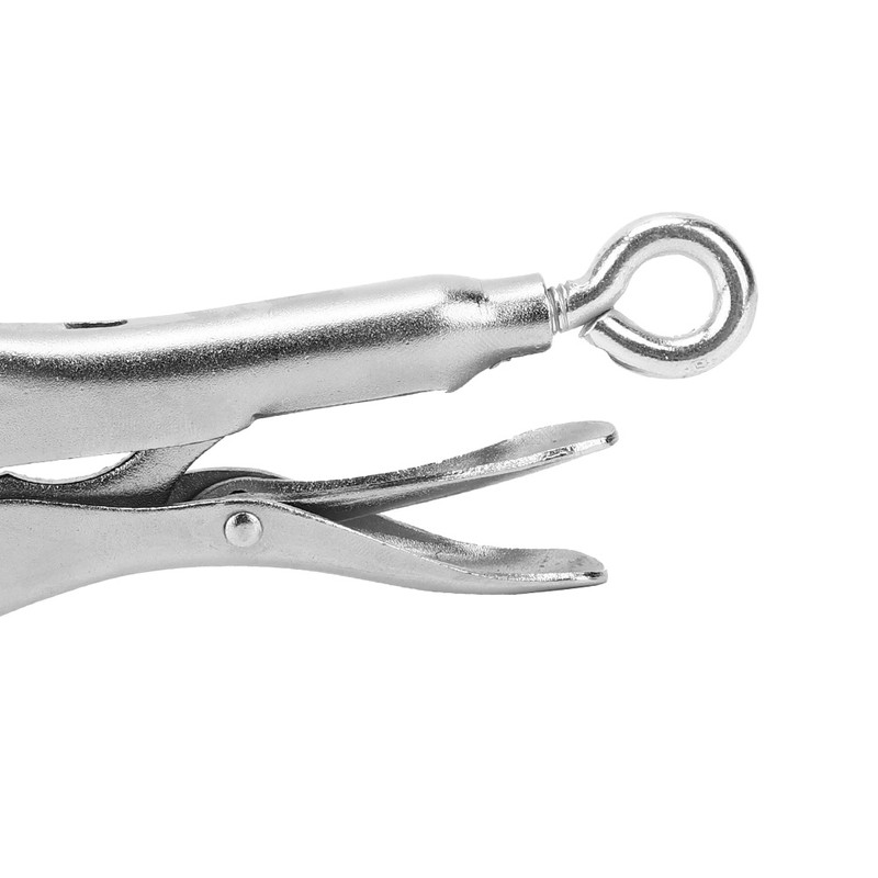 Long Needle Locking Pliers Galvanized Stainless Steel Tooth shaped Jaw