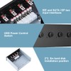 Richer-R HDD Power Control Switch, 4 Switches Hard Drive SATA