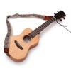 Embroidered Ukulele Strap Ethnic Style Adjustable Length Nylon Leather Comfortable