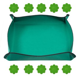 SAYUAN Plant Repotting Mat for Indoor Plants Top Gardener Portable Potting Tray Potting Soil Tidy Tray Succulents Bonsai Planting Gardening Mat Gardening Gifts for Women-29.5"x29.5"