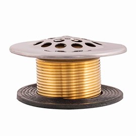 Eastman 35268 Trip Lever Chrome Plated Brass Bath Drain Assembly with Drain Washer, 1-3/8-inch x 16 Fine Thread