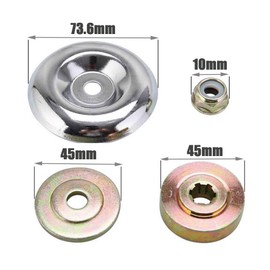 Maosuhanyl 5 Pcs Replacement Metal Gearbox Blade Nut Fixing Kit Metal Gearbox Blade Nut Fixing Kit Accessories for Strimmer Brushcutter