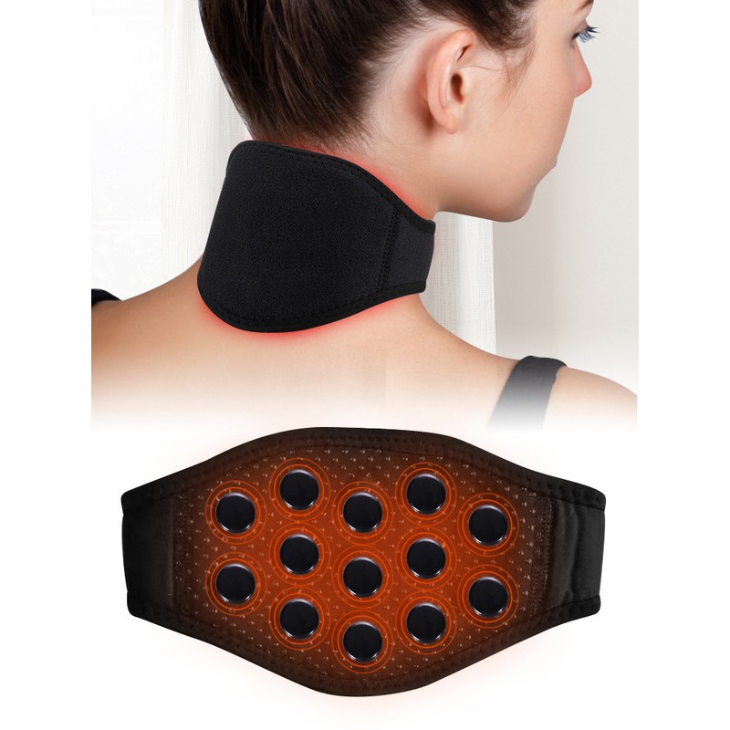 Self-Heating Neck Pad Belt Elastic Thermal Neck Support Brace Protector