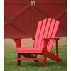 Leigh Country Red Adirondack Chair for Patio, Deck or Yard