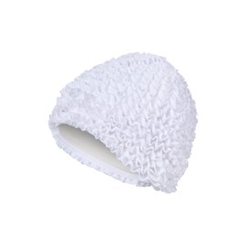Fashy Women's Frill Ruffle Swimhat - White
