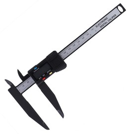 Digital Caliper 150mm/300mm Digital Calipers Carbon Ruler with Long Jaw Measuring Tool (150MM)
