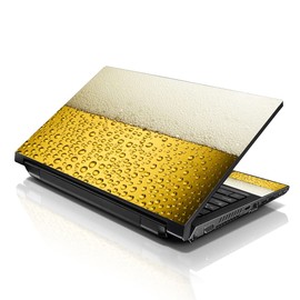 LSS Laptop 15 15.6 Skin Cover with Colorful Beer Pattern for HP Apple Asus Acer Compaq - Fits 13.3" 14" 15.6" 16" (2 Wrist Pads Free)