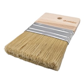 MiG-met - Flat Brush - Splitter Pro Painting Brush - Painting Brush for Painting and Applying Decorative Plaster - Wide Brush with Wooden Handle - Universal for Many Colours, Varnishes - Width 80 mm