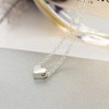 Shegirl Heart Choker Necklace Delicate Love Necklace Pendant Necklace Silver