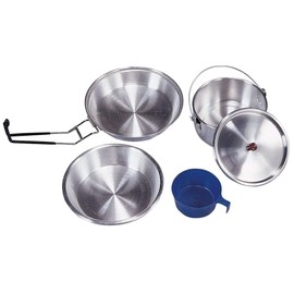 Stansport Mess Kit Extra Heavy Duty Alulminum-Polished