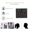 Annadue External V8 Audio Sound Card, Bluetooth Computer Live Broadcast