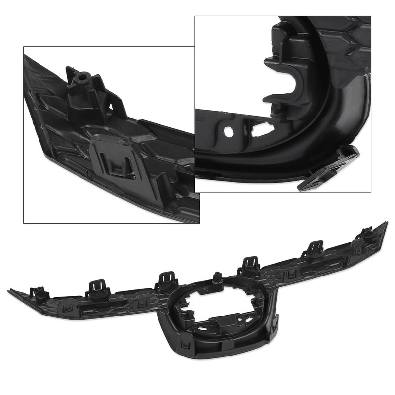 G-PLUS Front Upper Bumper Grille Compatible with Toyota Corolla LE